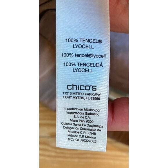 Chico’s Women’s Brown Pleated Pants Size 0.5/Small - Picture 4 of 9